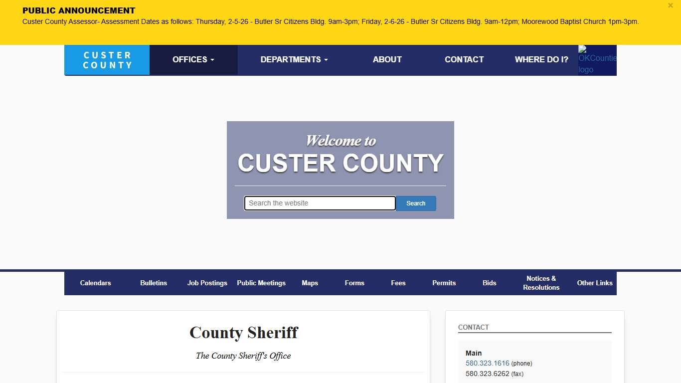 County Sheriff